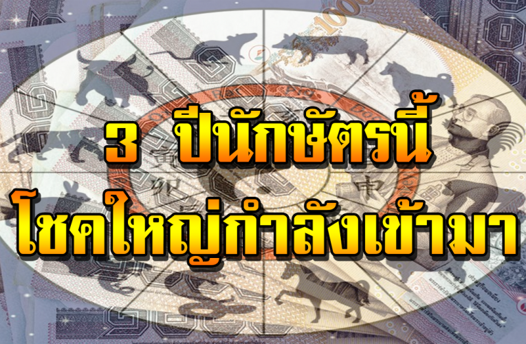 3 ปีนักษัตรนี้ บุญสูงพ้นเคราะห์ จะได้โชคใหญ่