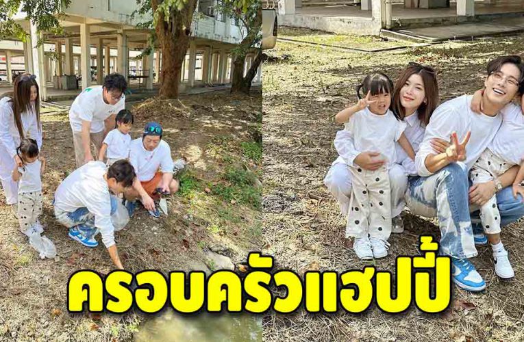 กุ๊บกิ๊บ ควงสามีทำบุญวันเกิดสุดอบอุ่น